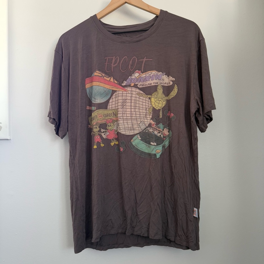 Bamboo Bliss 3XL Epot Disney T-Shirt Short Sleeve Graphic Colorful Relaxed